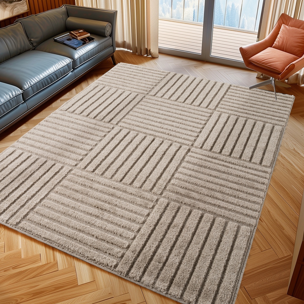 Covor Art boho V3 Bej 200x290 cm