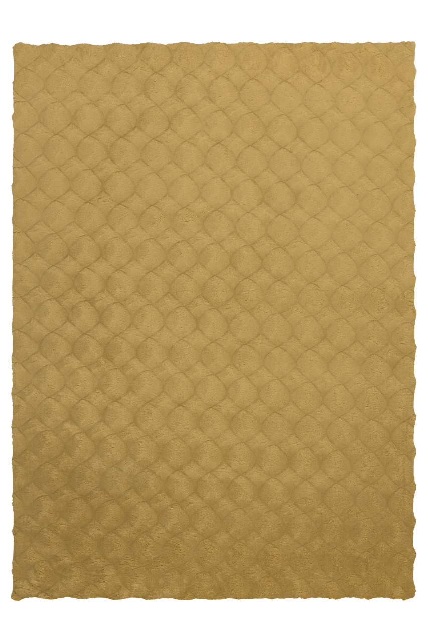 Covor Diamond Cut Galben inchis 80x150 cm