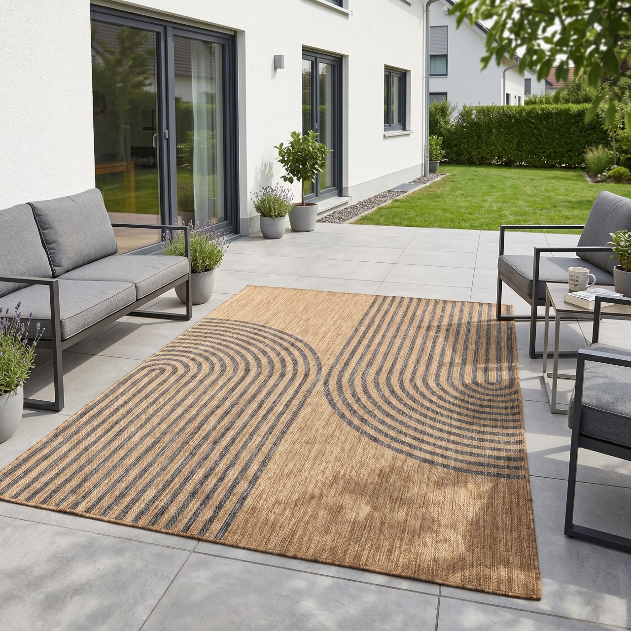 Covor Dreptunghiular MIRA V4 Negru 280x370 cm
