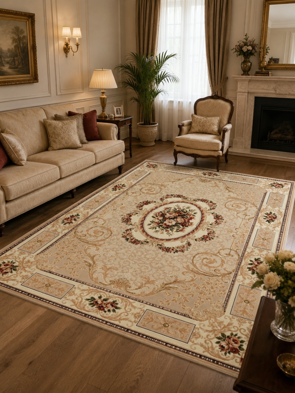 Covor, Lotos, Crem, 60x110 cm, Delta Lotos 542