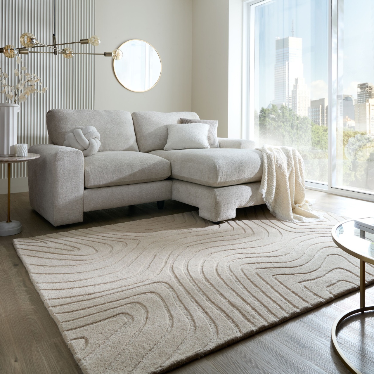 Covor Mesmerise Bej 120x170 cm, Flair Rugs