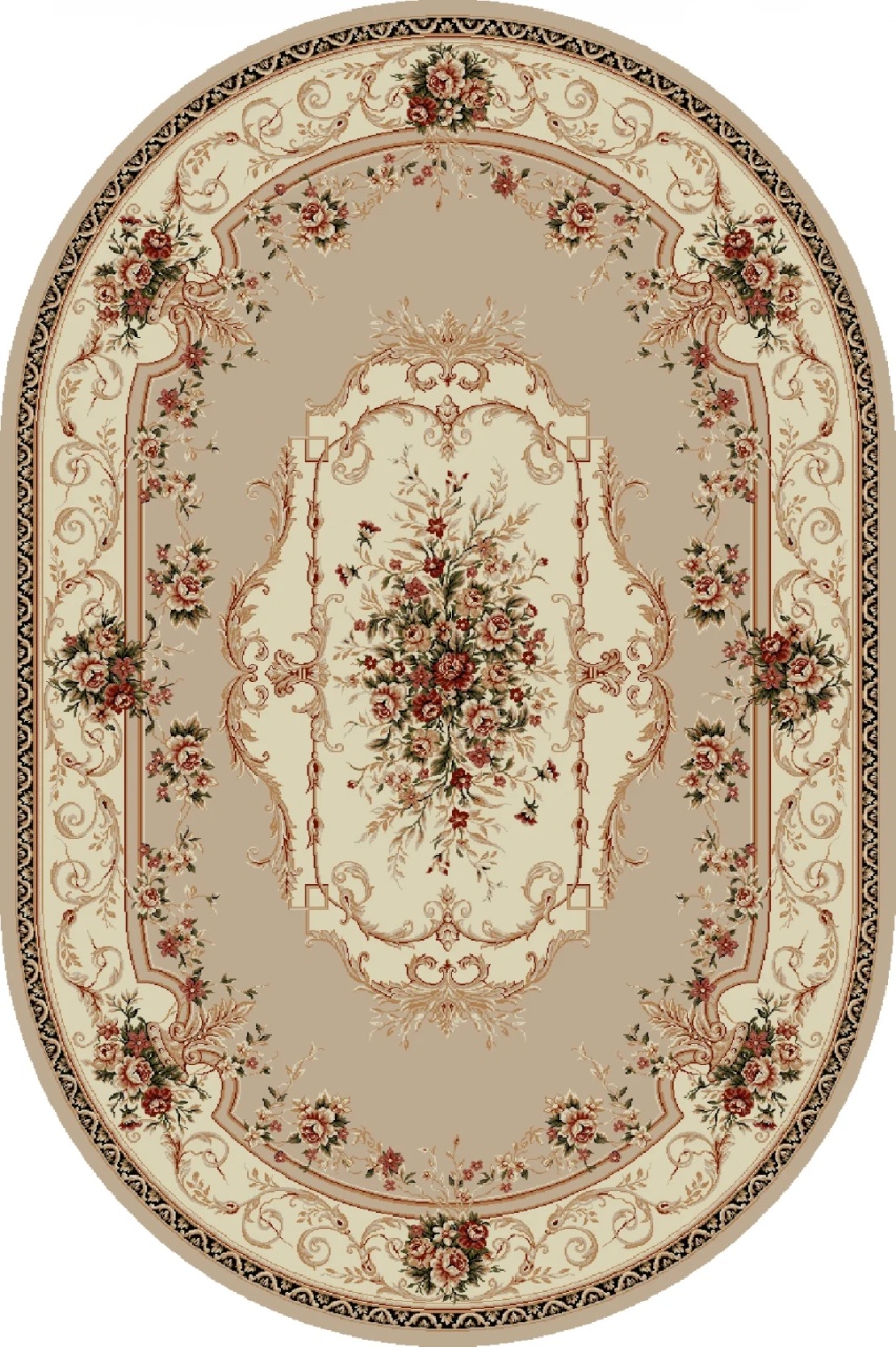 Covor Oval, Lotos, Multicolor, 80x150 cm, Delta 507