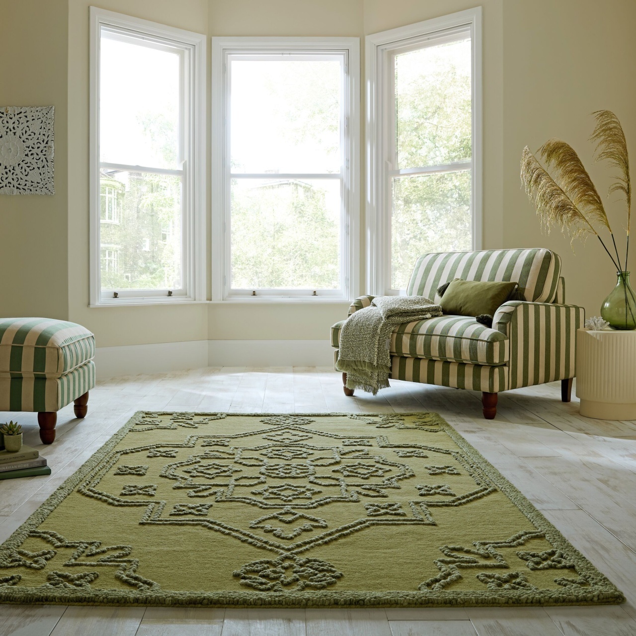 Covor Sable Vintage Wool Verde 200x290 cm