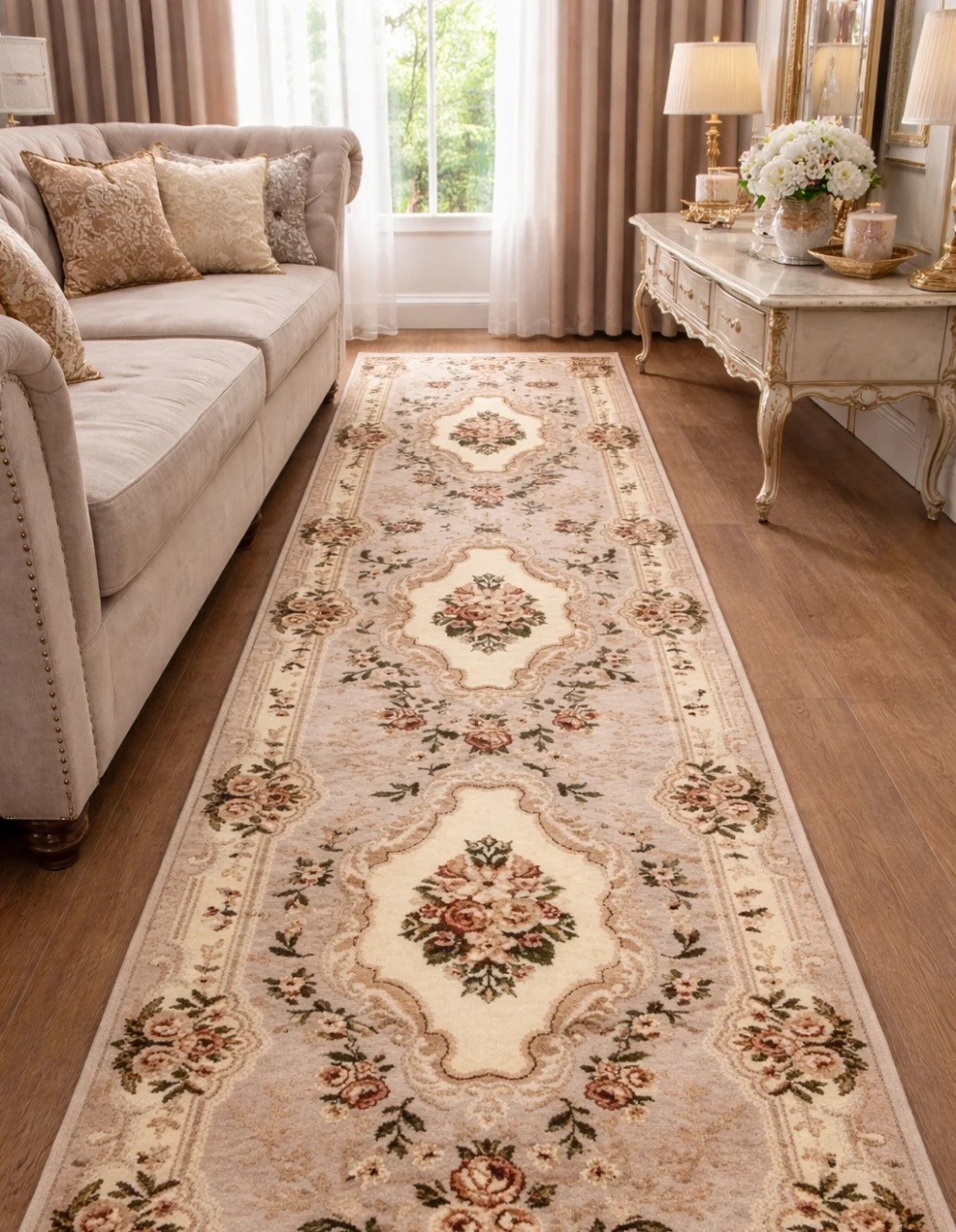 Covor Traversa, Lotos, Bej, 120x700 cm, Delta 570 100