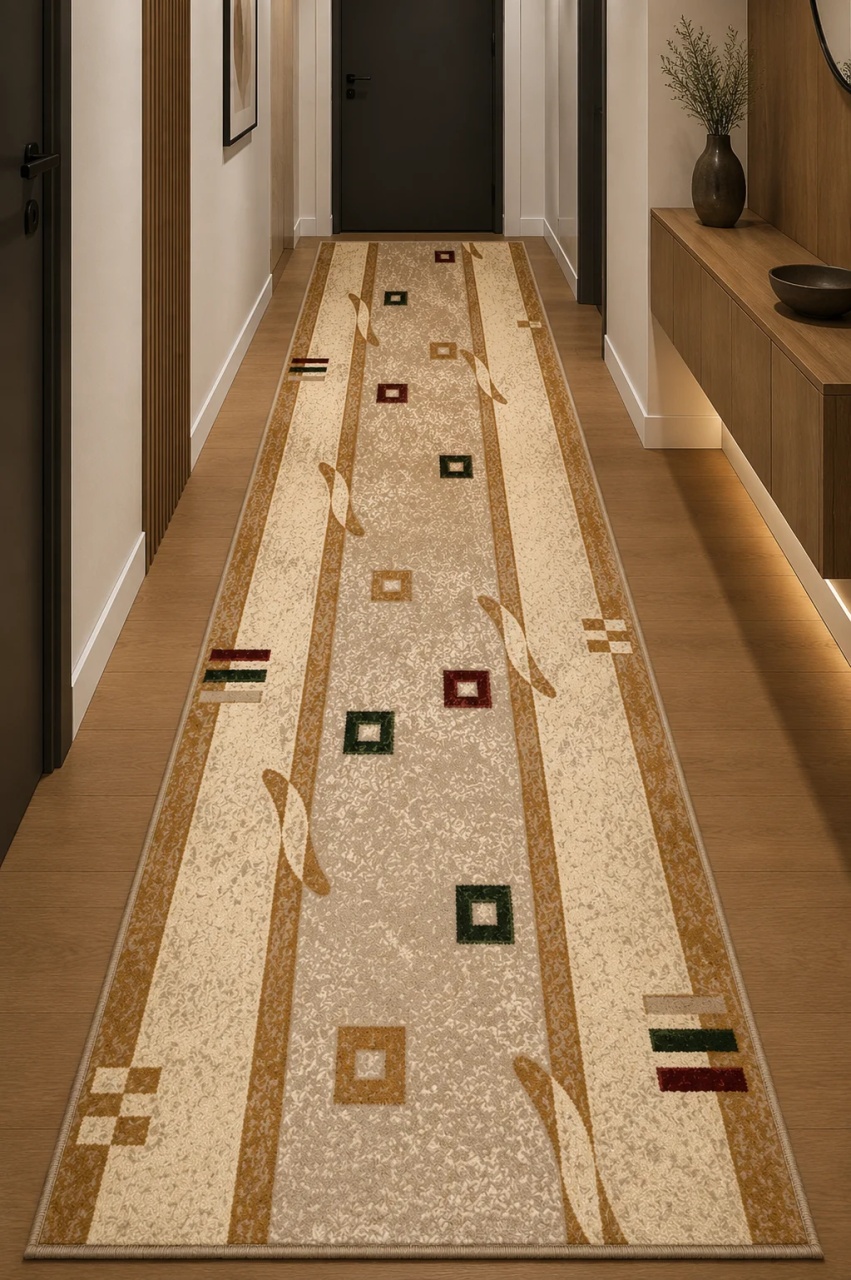 Covor Traversa, Lotos, Crem, 60x300 cm, Delta 579 110