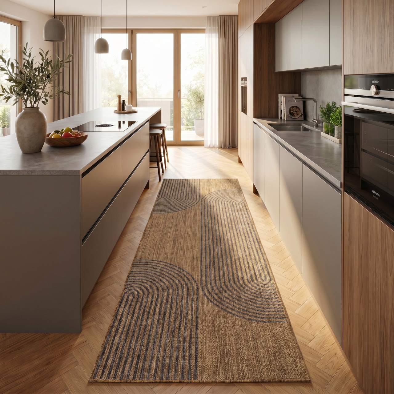 Covor Traversa MIRA V4 Negru 80x250 cm