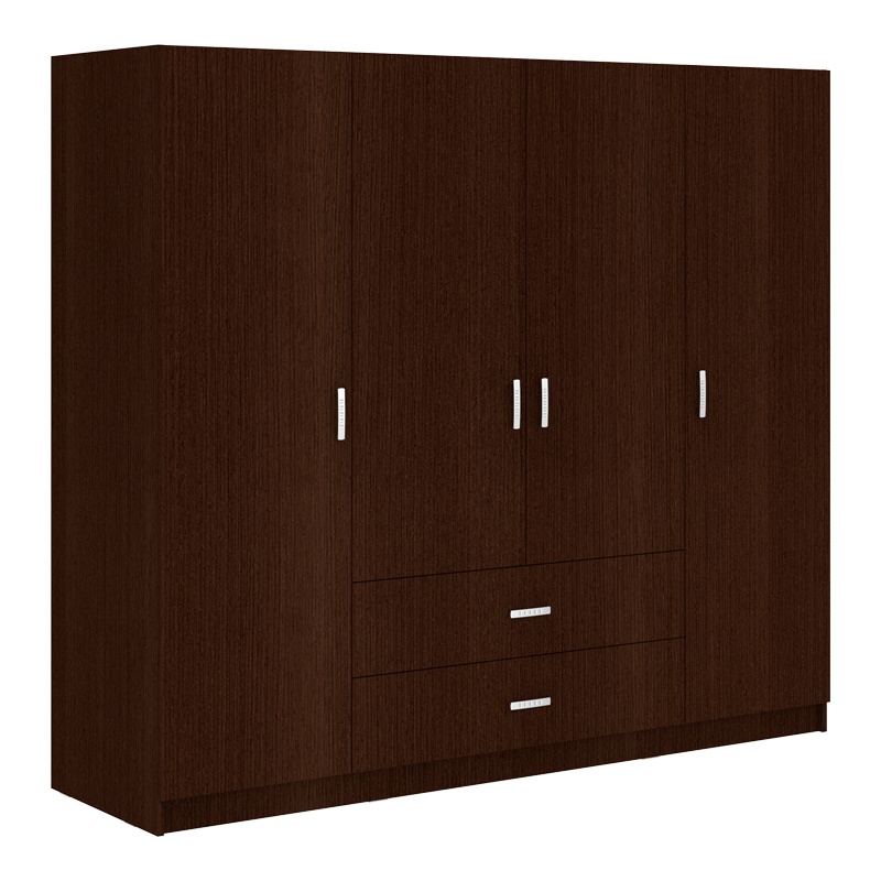 Dulap cu 4 usi, Royal, Wenge, 200x58x177 cm
