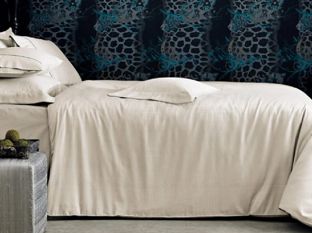 Lenjerie Crocodile Cream King Size (Bumbac Egiptean)
