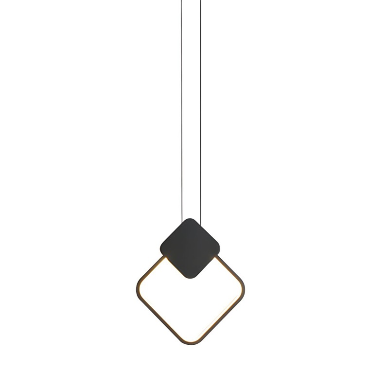 Lustra LED, Teebo, Negru, 23.5x20x29.5 cm