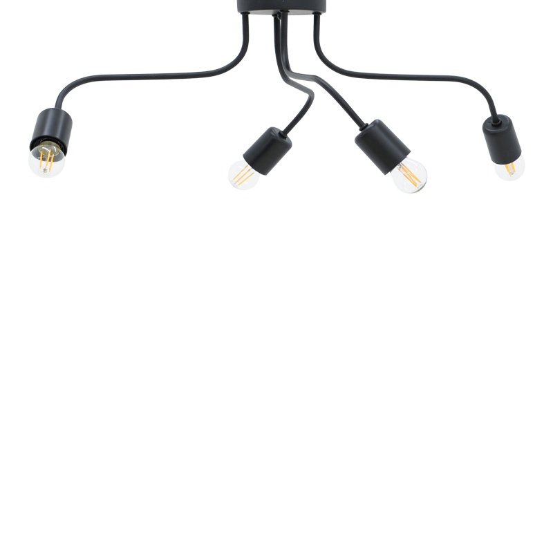 Lustra Luchter Negru 60x60x15 cm