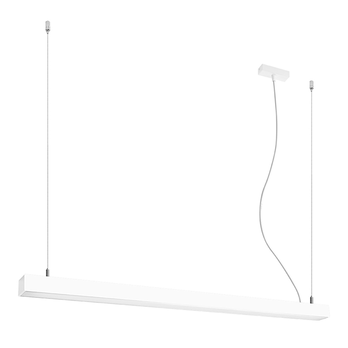 Lustra suspendata LED Pinne Alb 4000K 118x6x150 cm