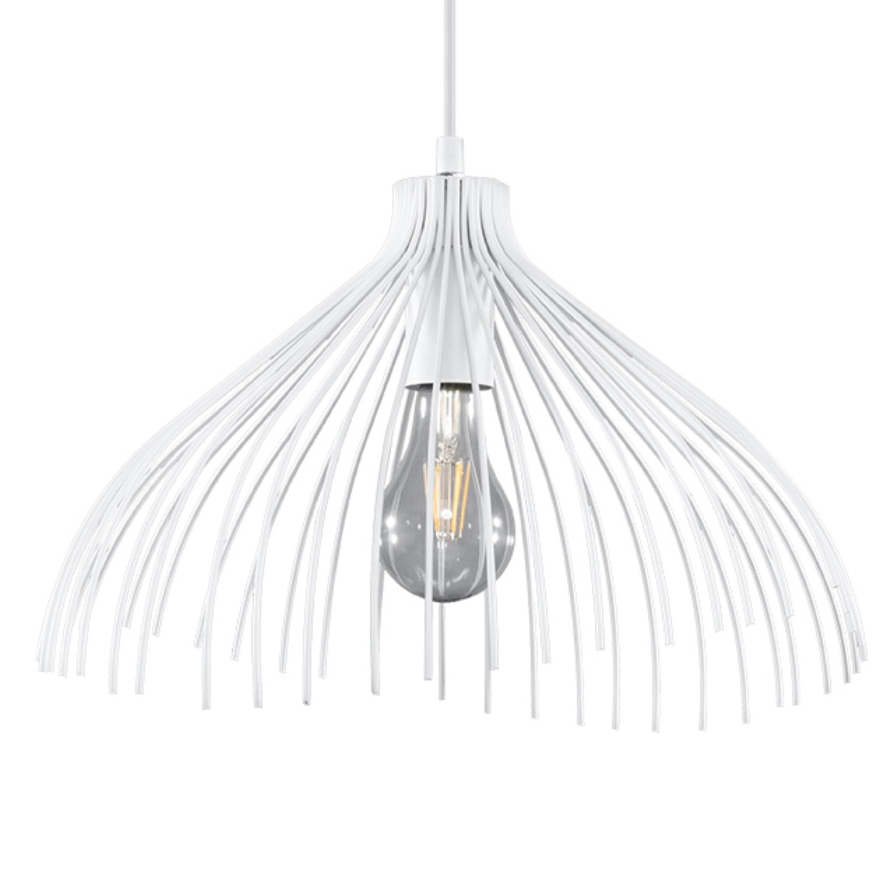 Lustra suspendata Umb Alb 40x40x125 cm