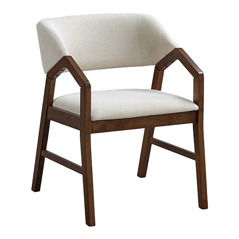Scaun cu brate Livia Nuc 47.5x54.5x78 cm