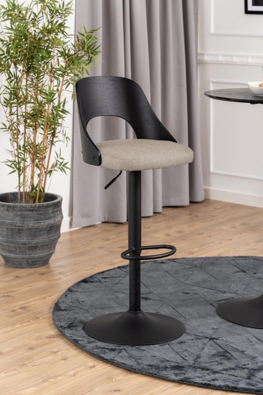 Set 2 piese Scaune de bar Lucy, Maro, 113x47x50.5 cm