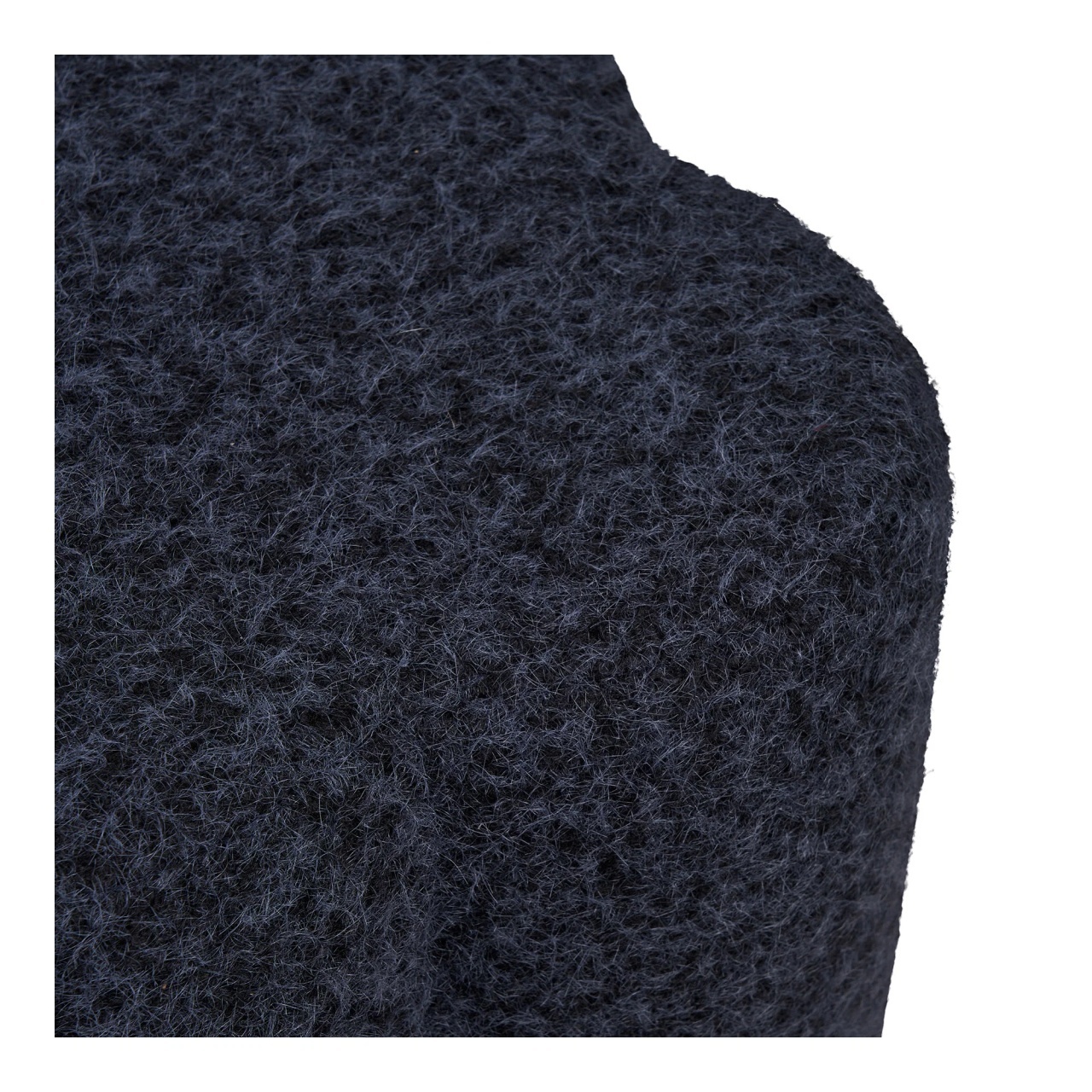 Taburet circular Durban, Albastru , 42x42x38 cm