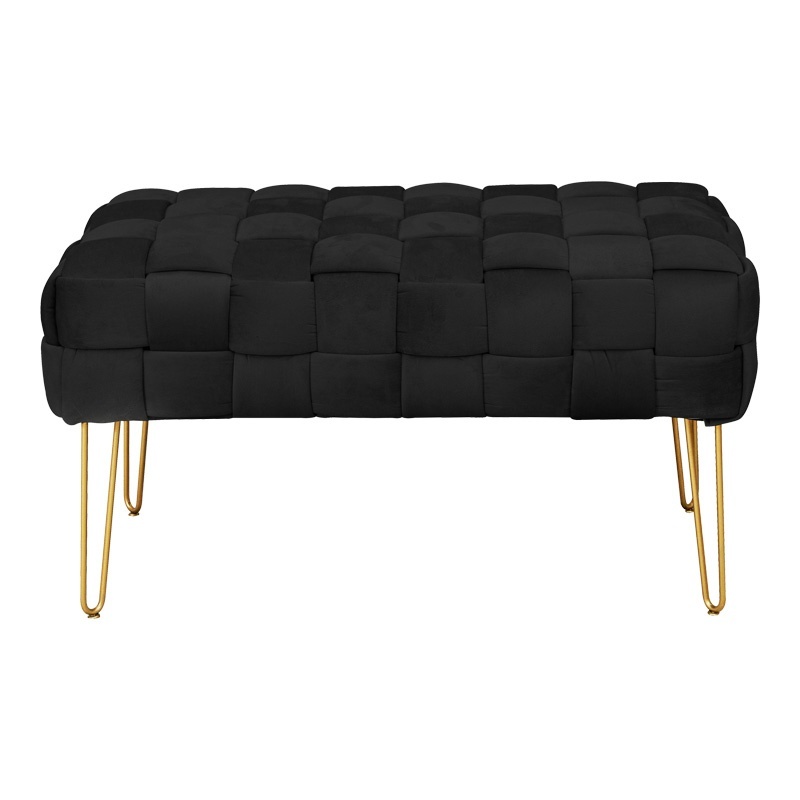 Taburet Wenzo Negru 82x43x46 cm