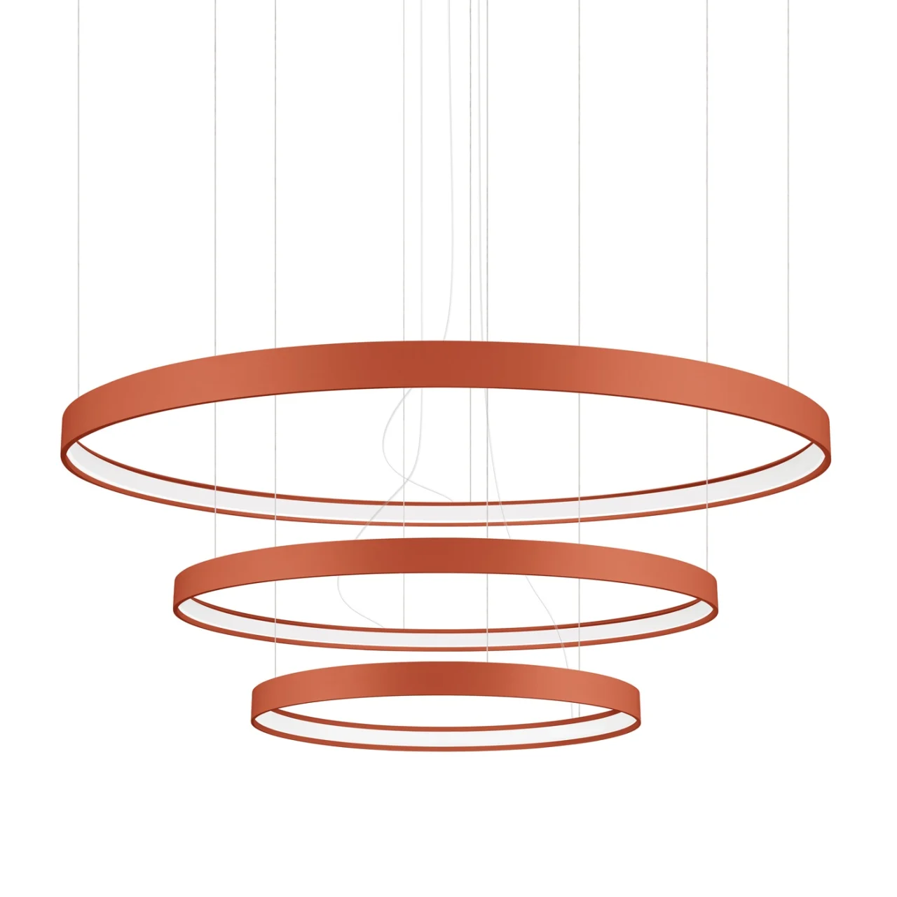 Candelabru LED Rio 3 Rosu 4000K 110x110x150 cm