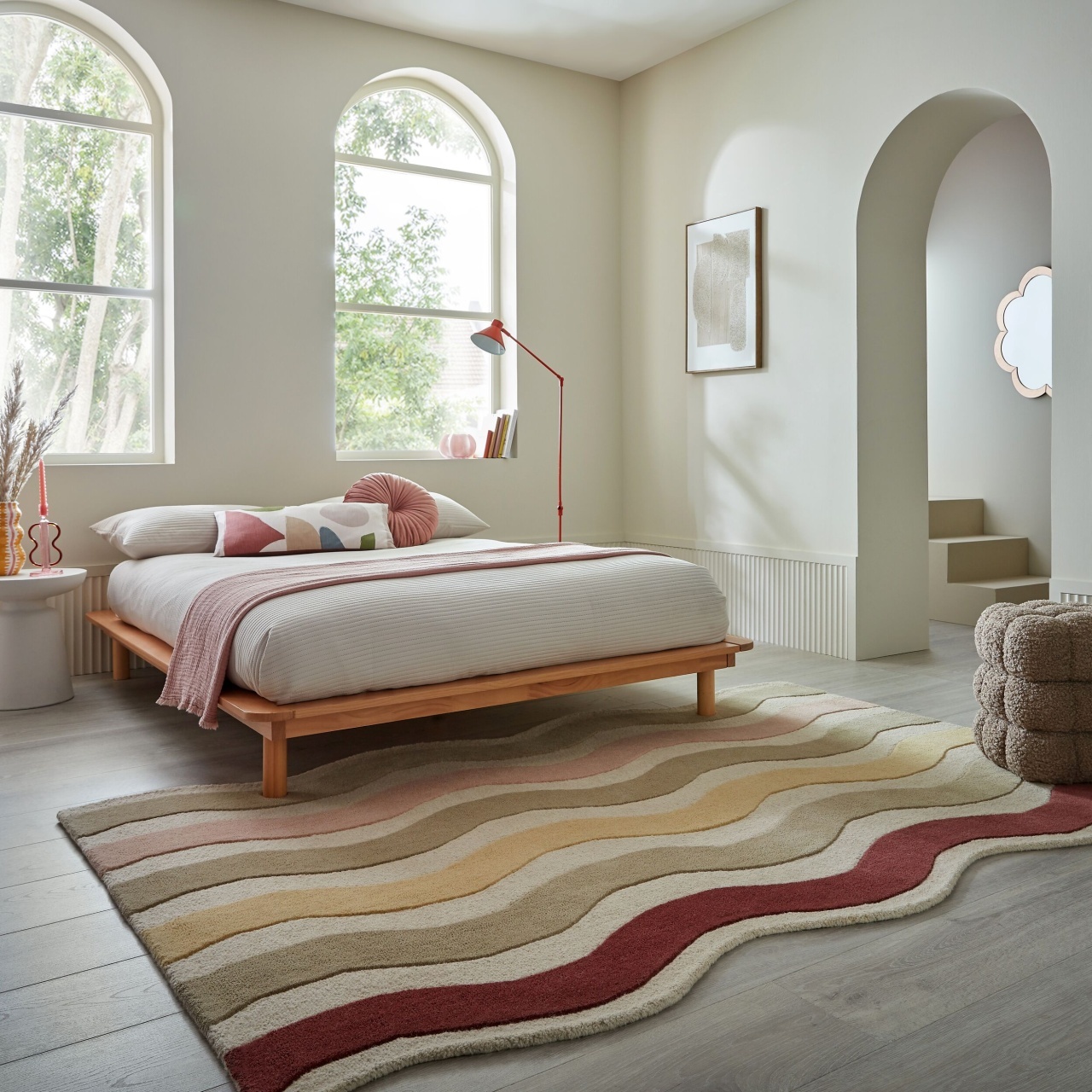 Covor Cascade Wool Mov 160x230 cm
