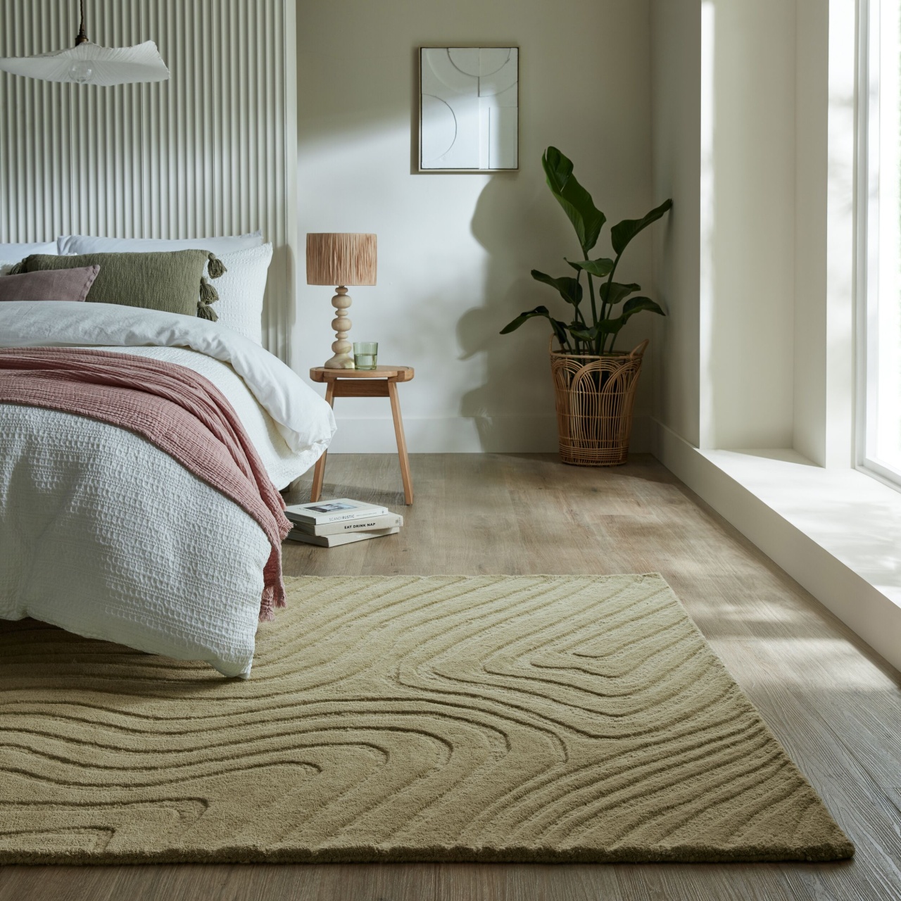 Covor Mesmerise Verde 120x170 cm, Flair Rugs