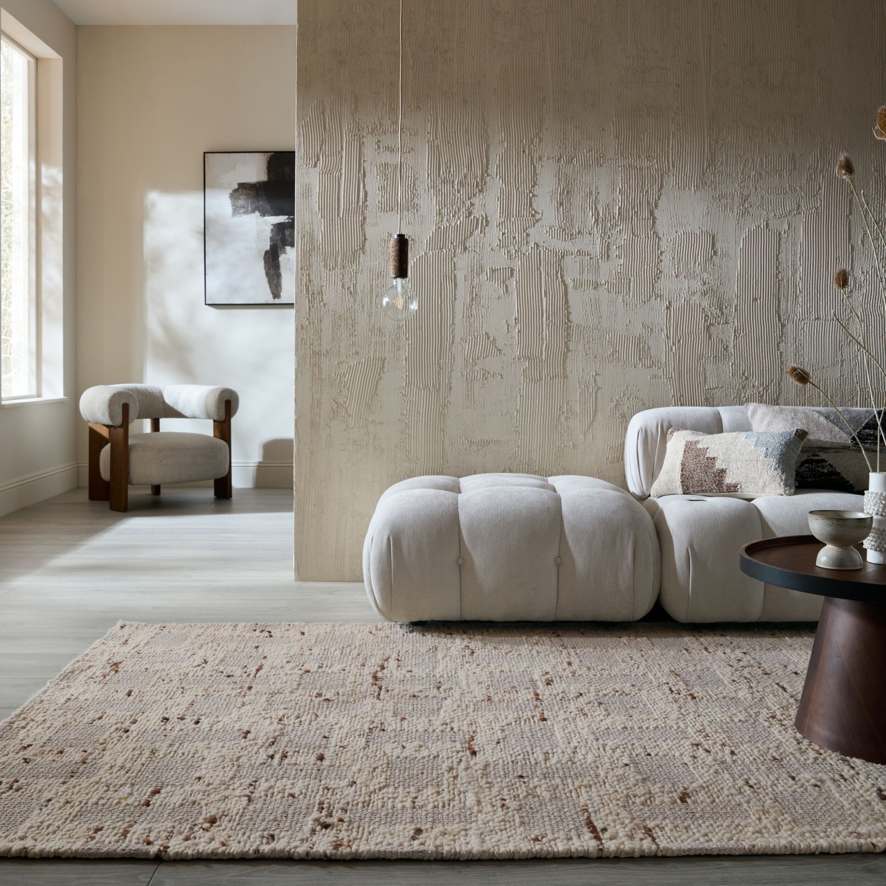 Covor Rova Wool Blend Natural 200x300 cm