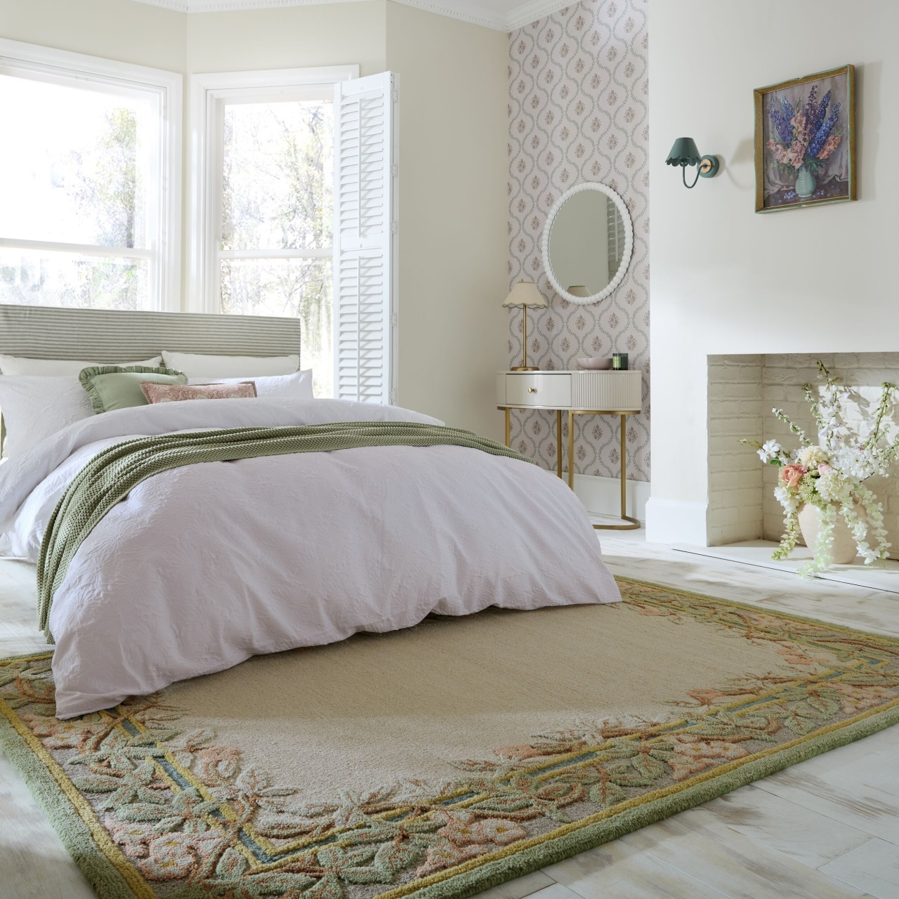 Covor Verona Floral Wool Multicolor 200x300 cm