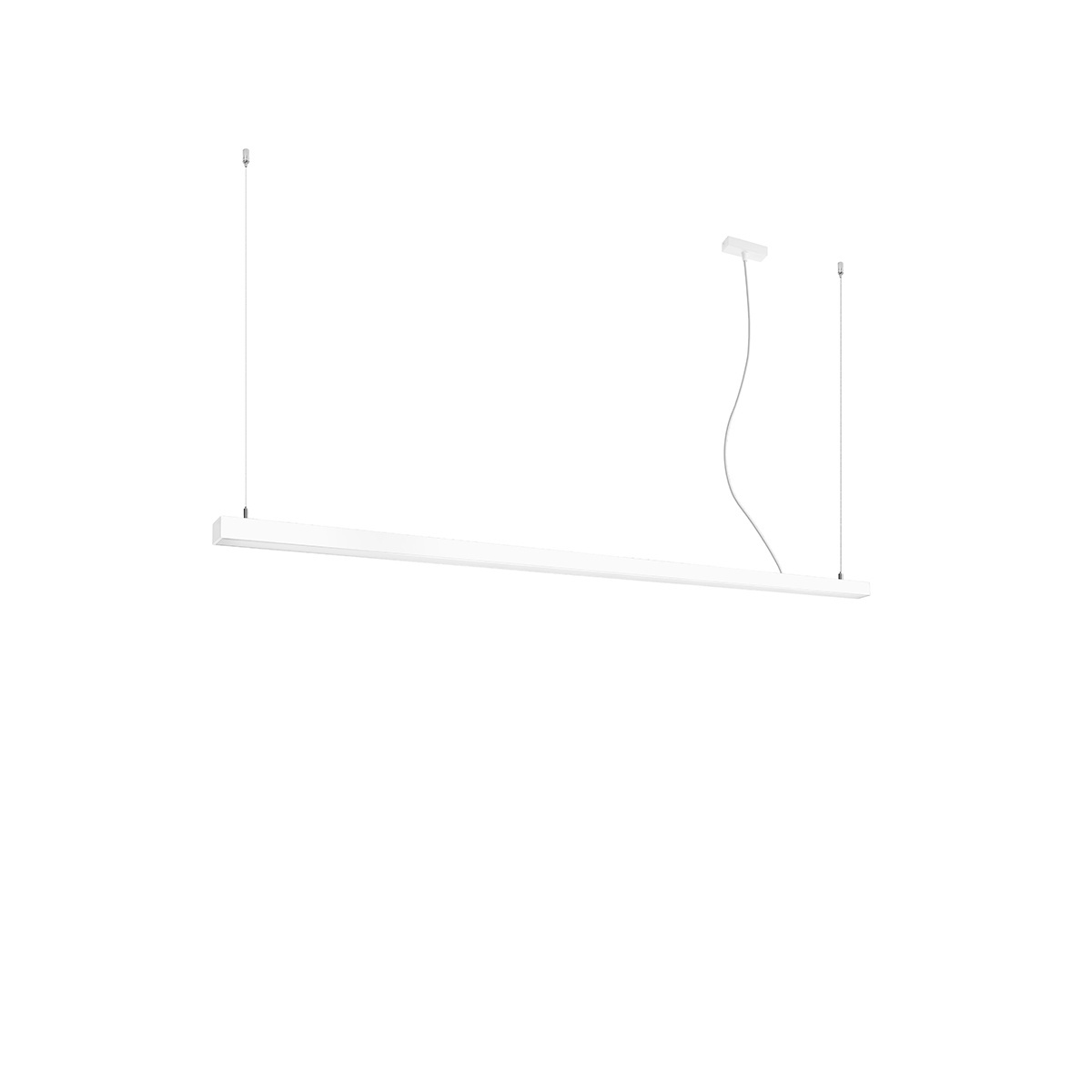 Lustra suspendata LED Pinne Alb 4000K 200x6x150 cm