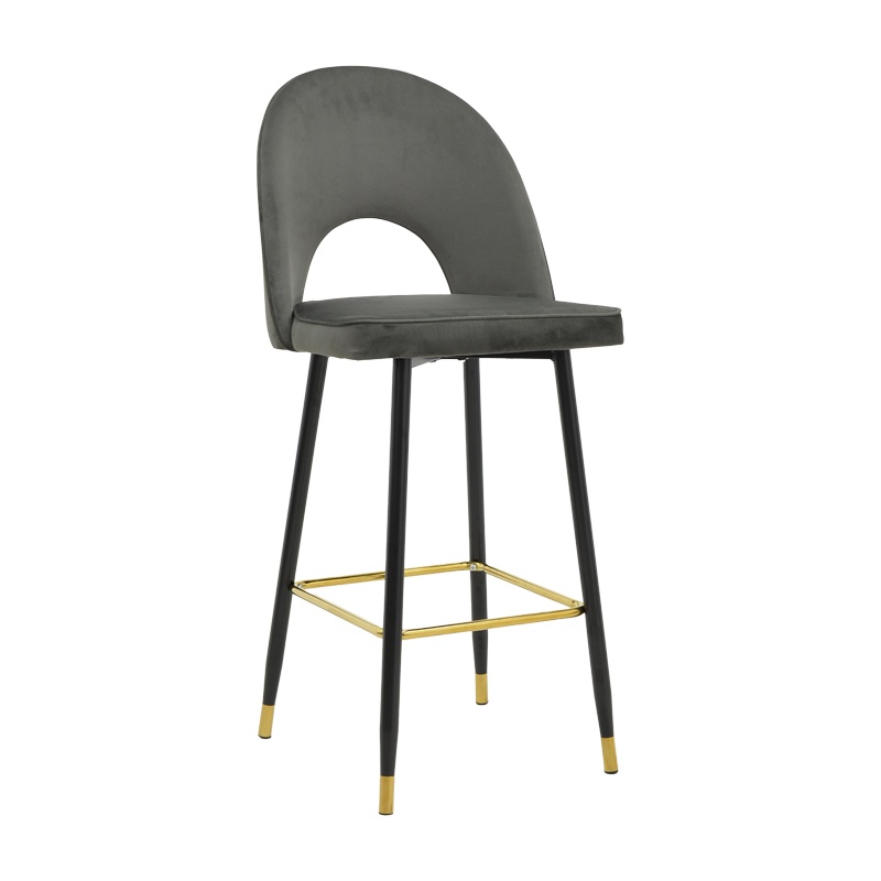 Scaun de bar Casenio Pako Antracit 48x50x107 cm