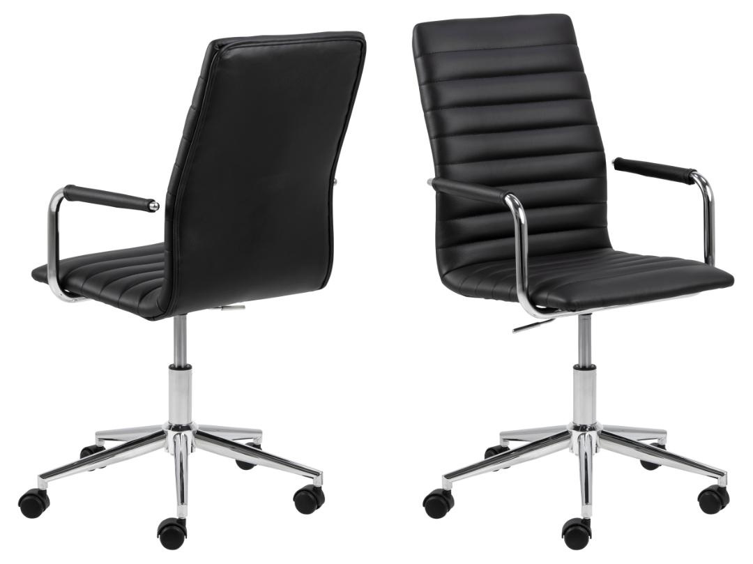 Scaun de birou Winslow V2, Negru, 103x51x58 cm