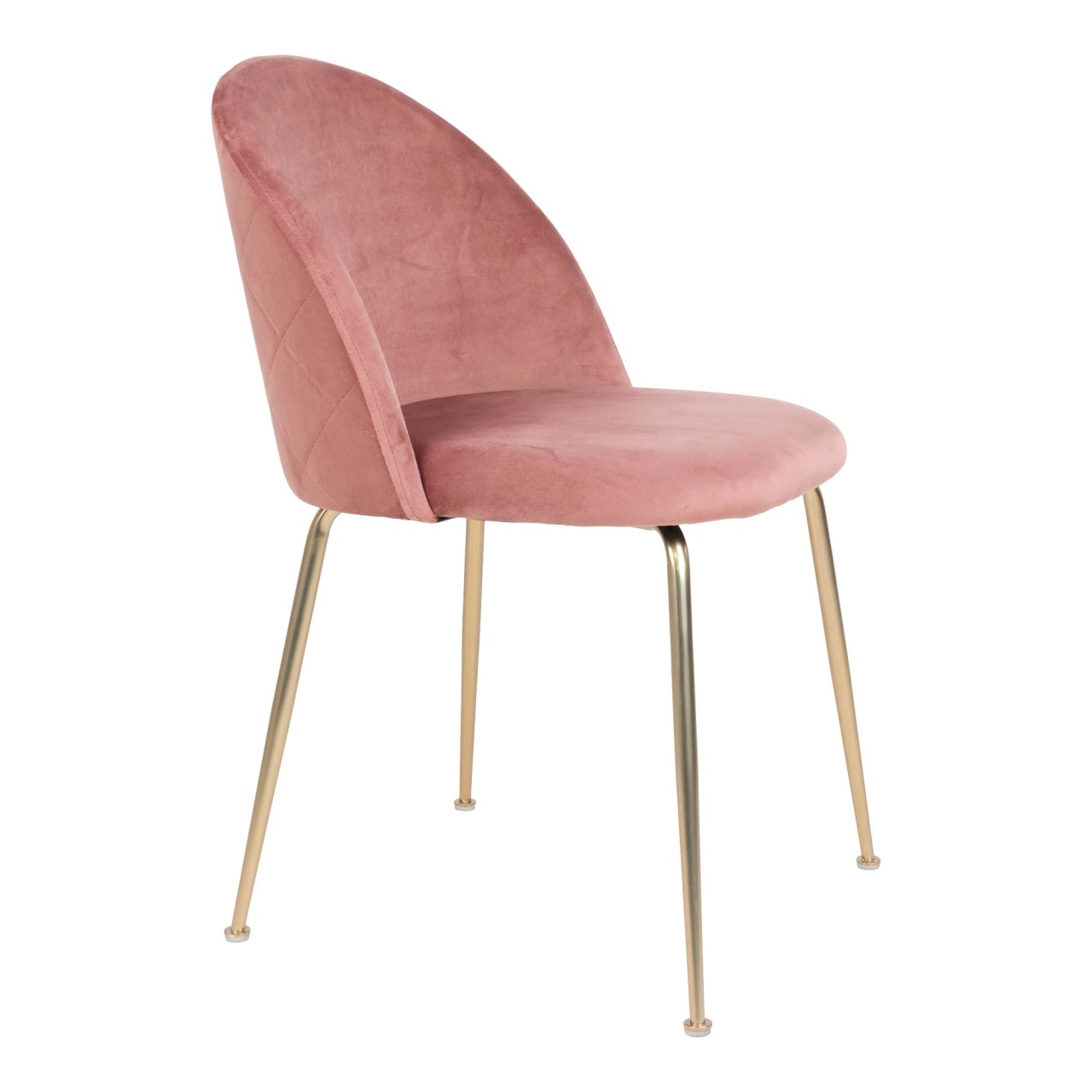 Scaun dining Geneve, Roz , 56x51x76 cm