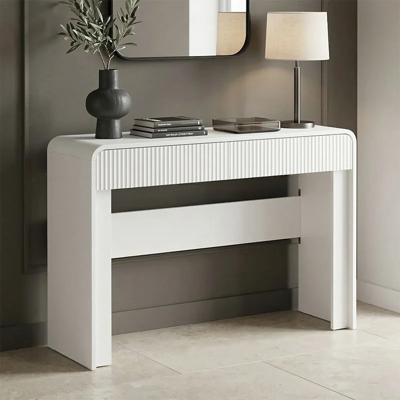 Consola, Zaplen, Alb, 38x110x75 cm