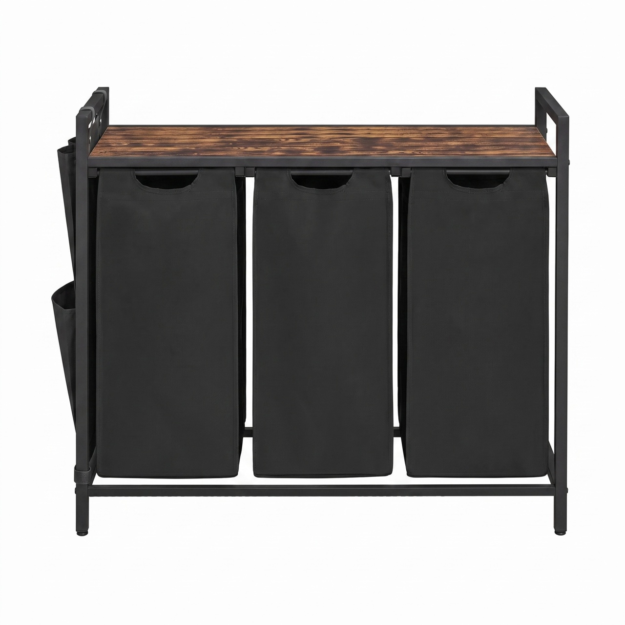 Cos de rufe Vasagle, Brenta, Negru, 87.7x33x72 cm