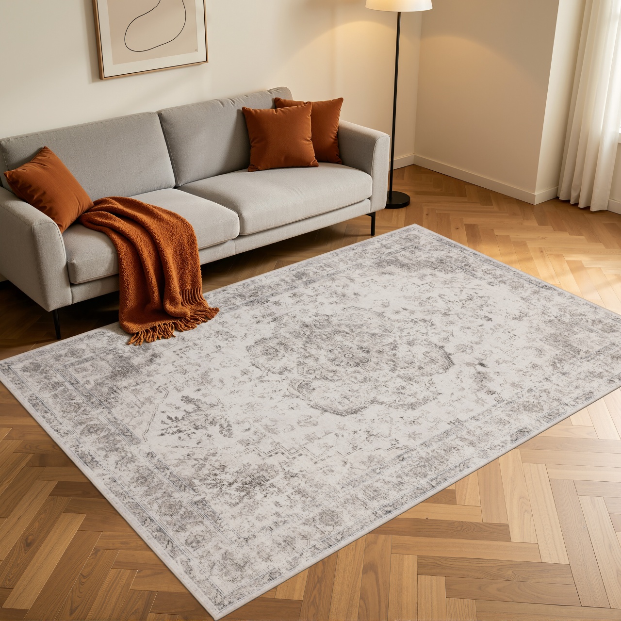 Covor Dreptunghiular INKA V1 Bej 120x170 cm