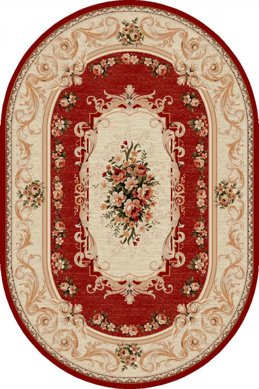 Covor Oval, Lotos, Crem, 150x230 cm, Delta Lotos 535