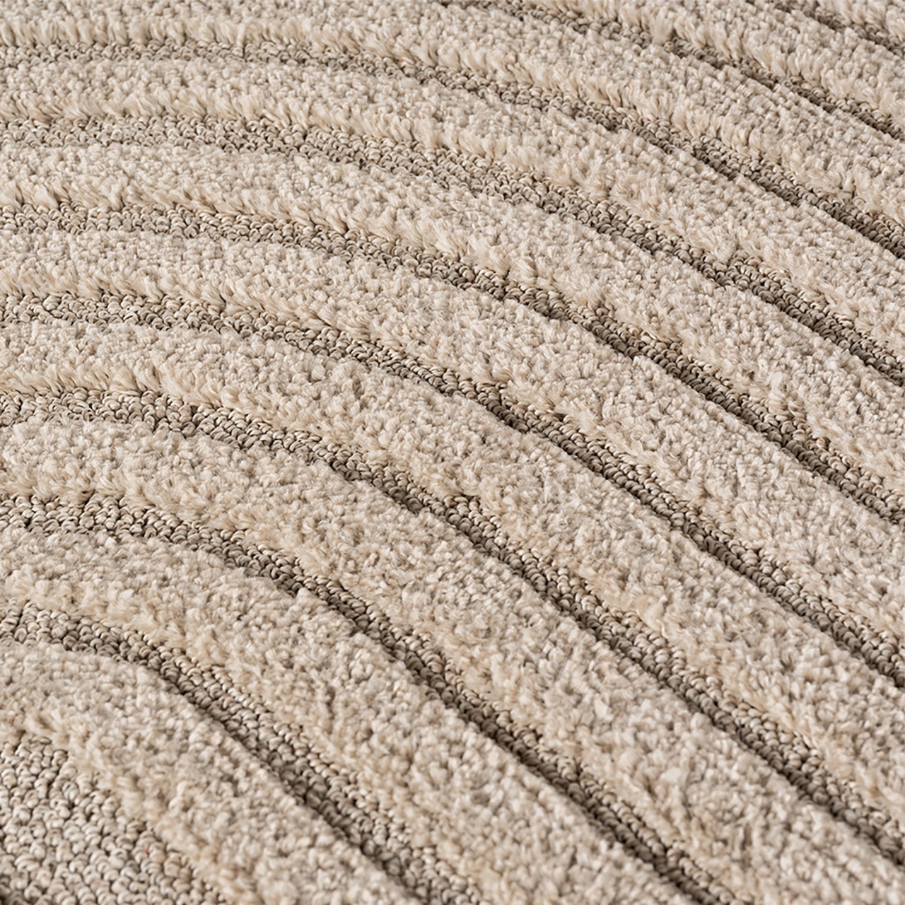 Covor rotund Art boho V2 Bej 80x80 cm