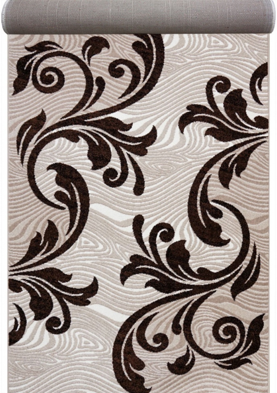Covor Traversa, Cappuccino, Crem, 100x300 cm, Delta
