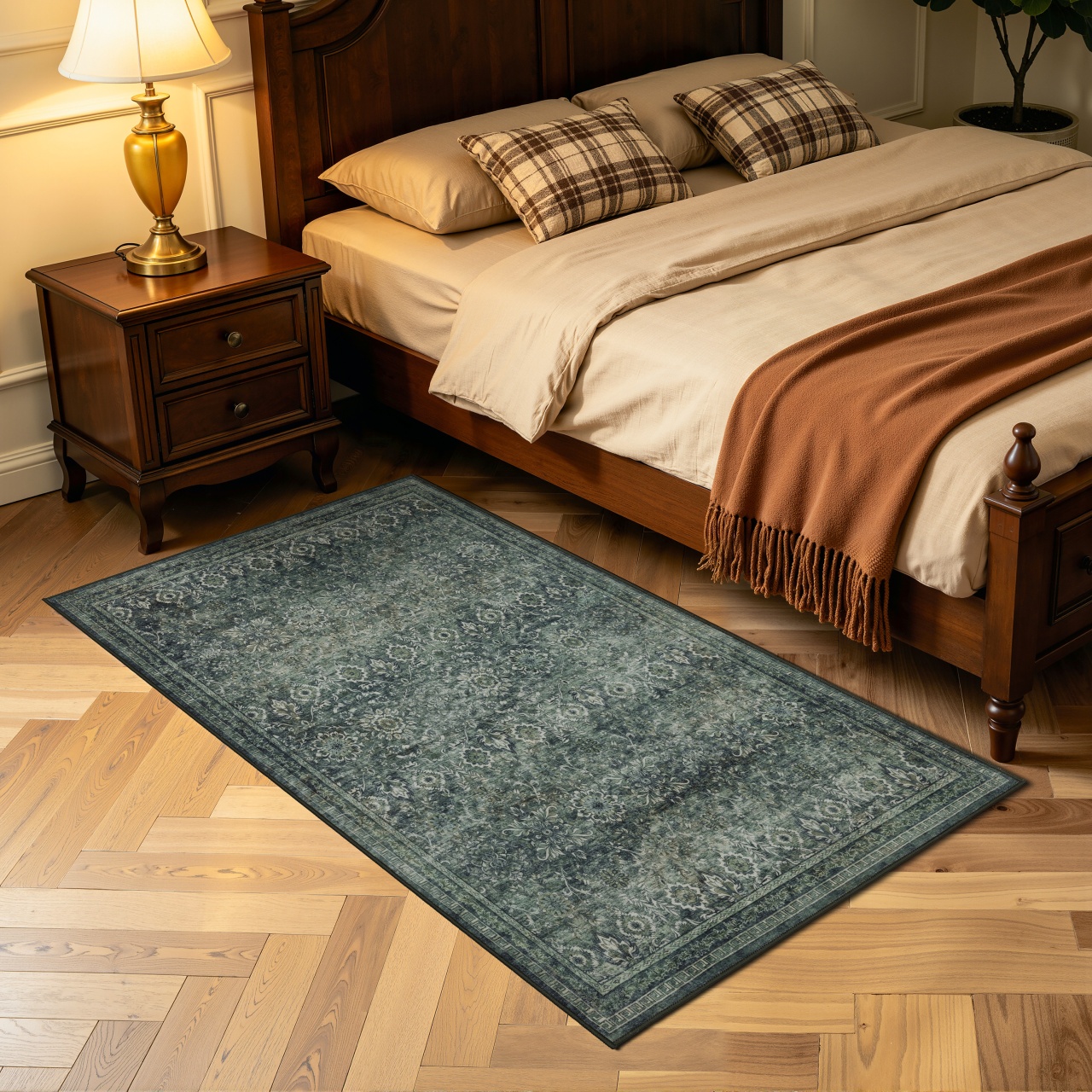 Covor Traversa INKA V8 Verde 80x150 cm
