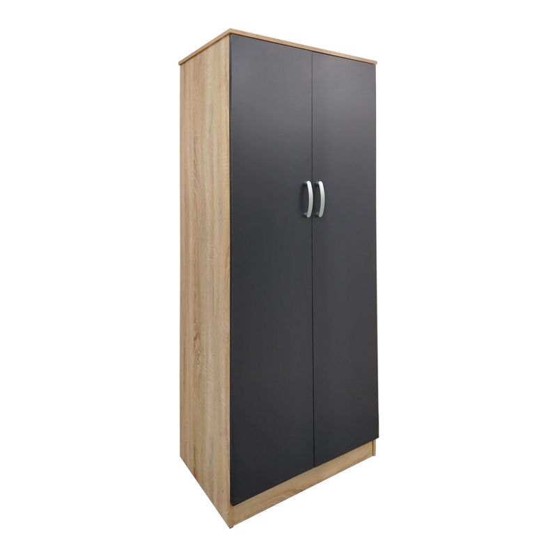 Dulap haine cu 2 usi Lego Antracit 80x42x180 cm