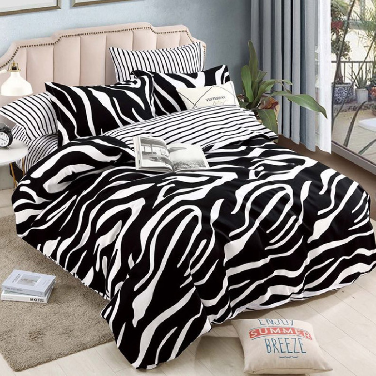 Lenjerie 1 Persoana Wild Zebra (Finet)