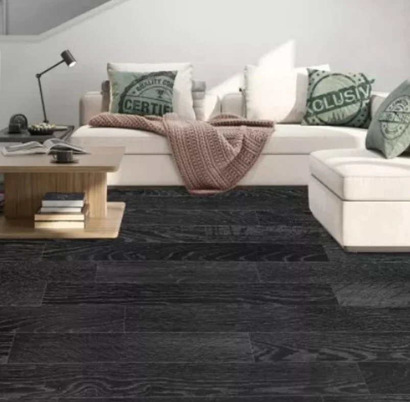 Linoleum, Dalton, Negru, 200x500 cm, Delta