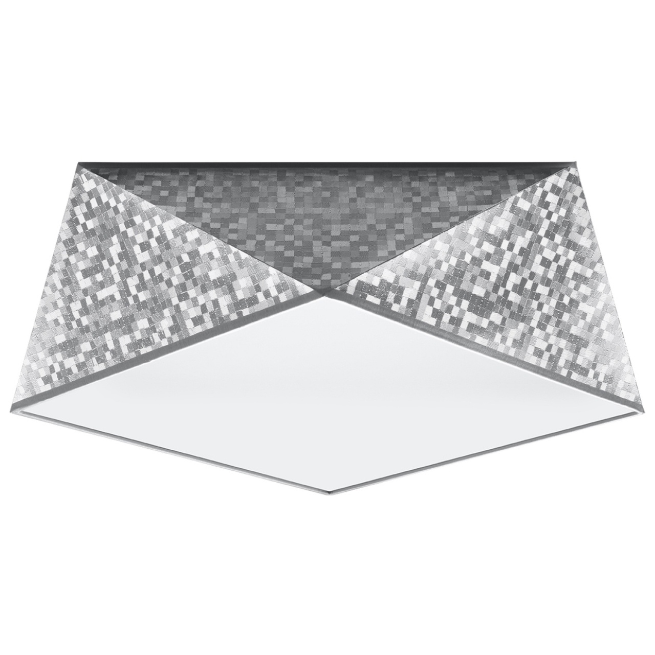 Lustra Hexa Argint 35x35x15 cm