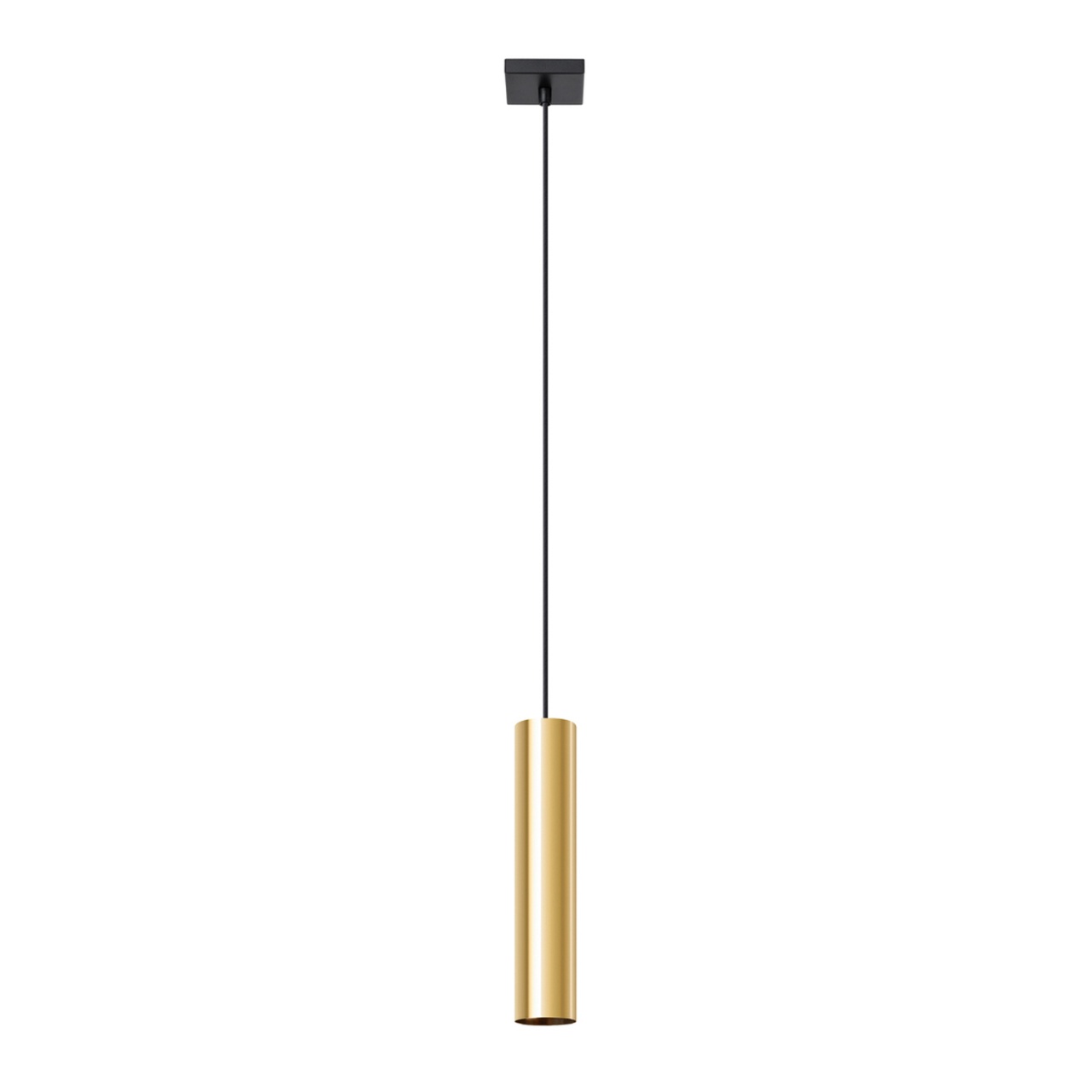 Lustra suspendata Lagos Auriu lucios 8x8x110 cm
