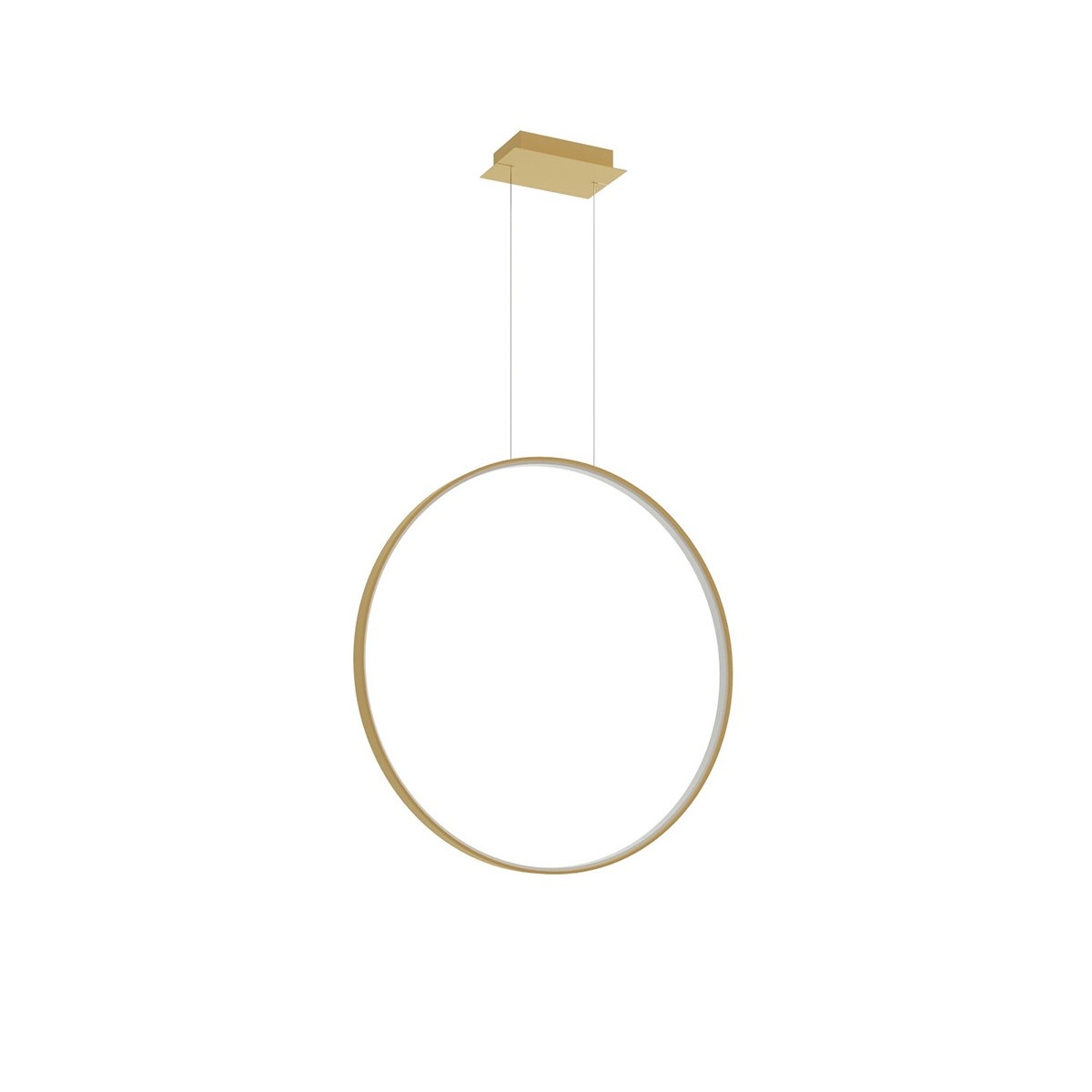 Lustra suspendata LED Rio Auriu 4000K 78x16x150 cm