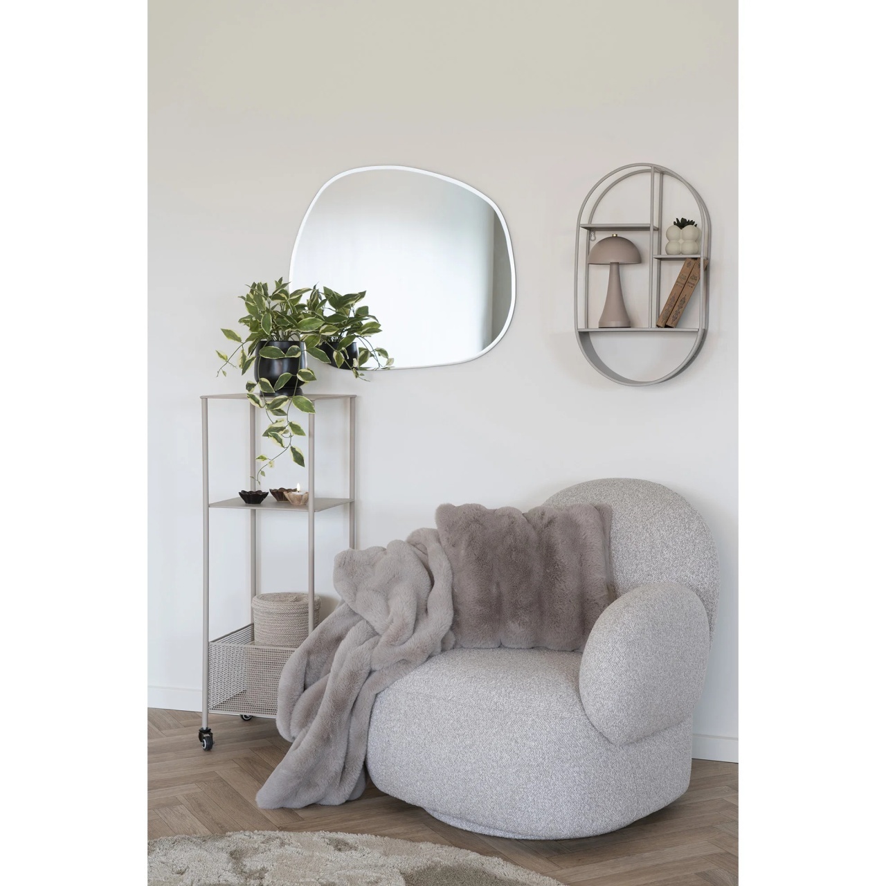 Pled Galena, Gri, 180x130 cm