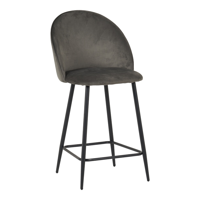 Scaun de bar Perch Antracit 50x43x99 cm