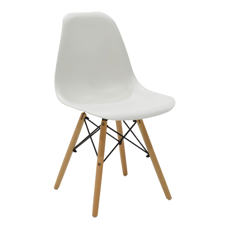 Scaun Julita, Alb, 46x52x81 cm