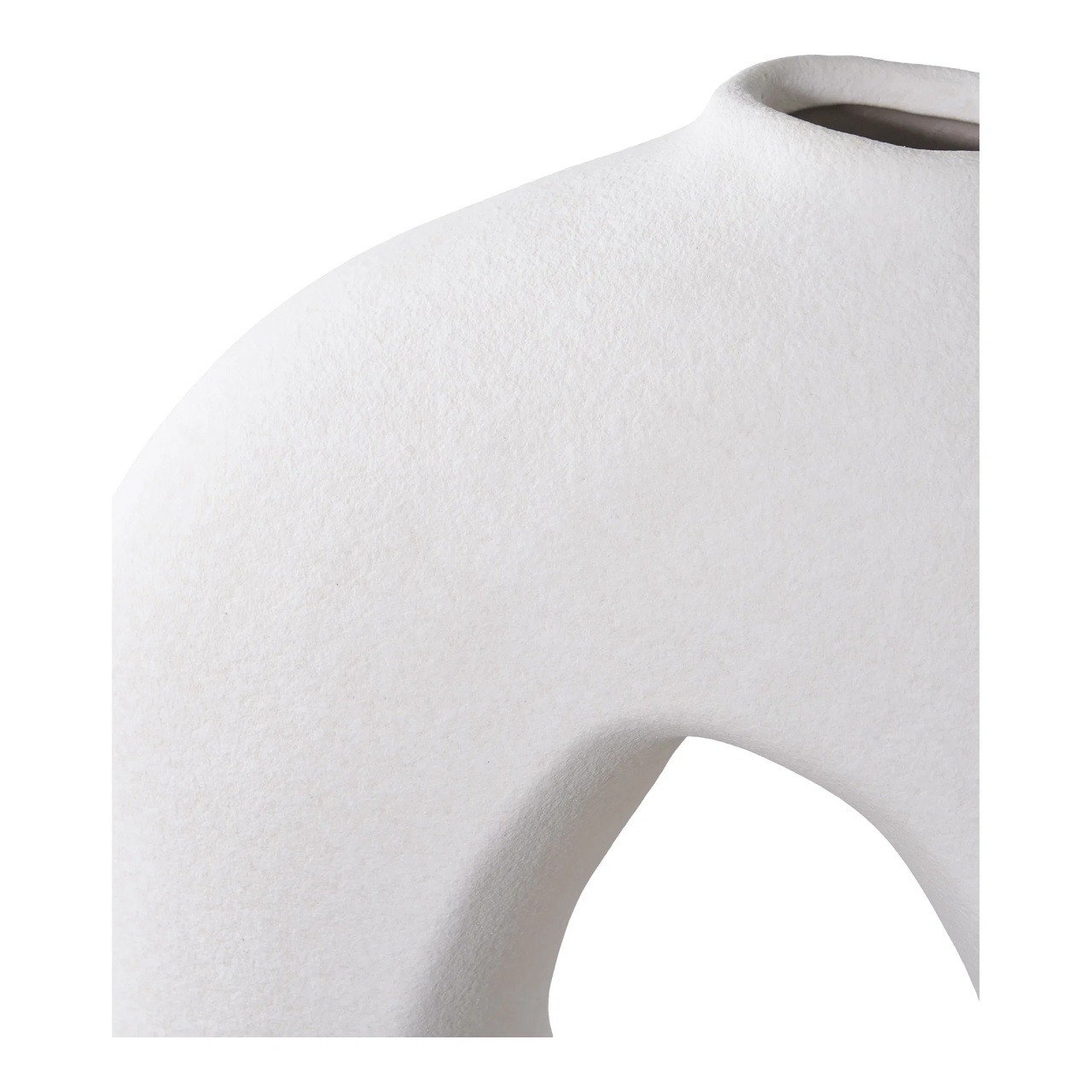 Vaza decorativa, Alb, 10.5x24x27.8 cm