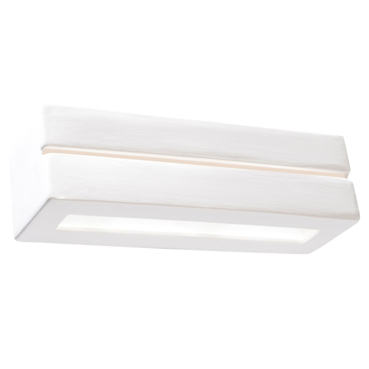 Aplica Vega Line din ceramica Alb 32.5x9.5x9.5 cm