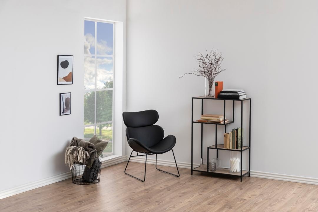 Biblioteca Seaford V1, Natural, 114x77x35 cm