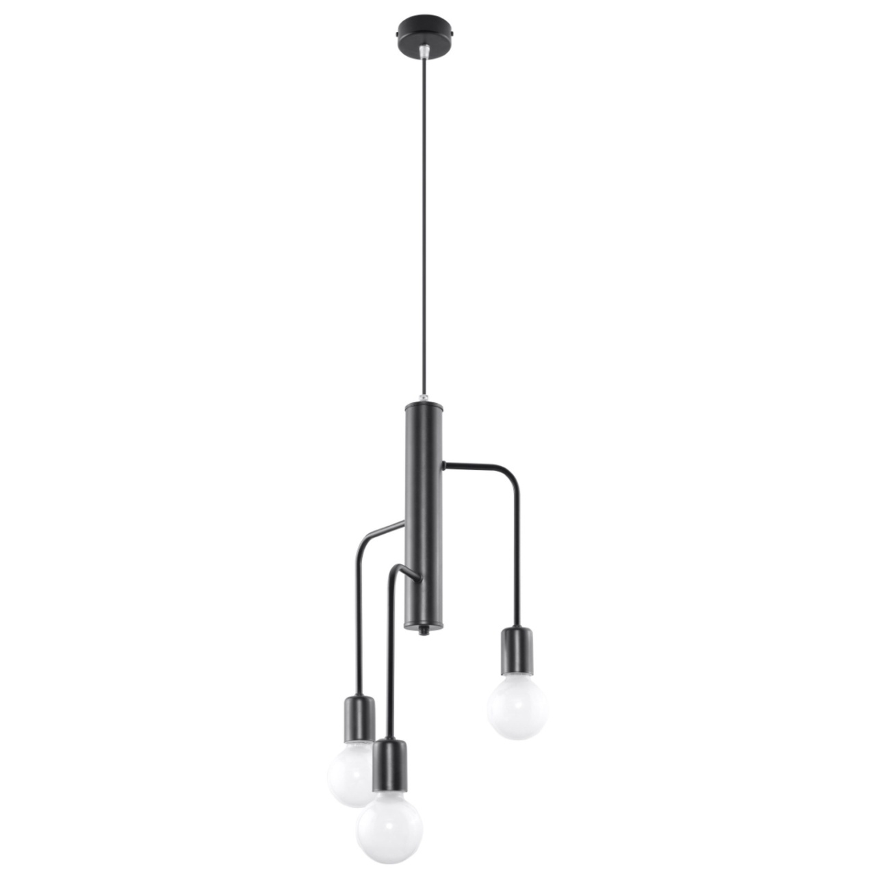 Candelabru Duomo Negru 25x25x100 cm