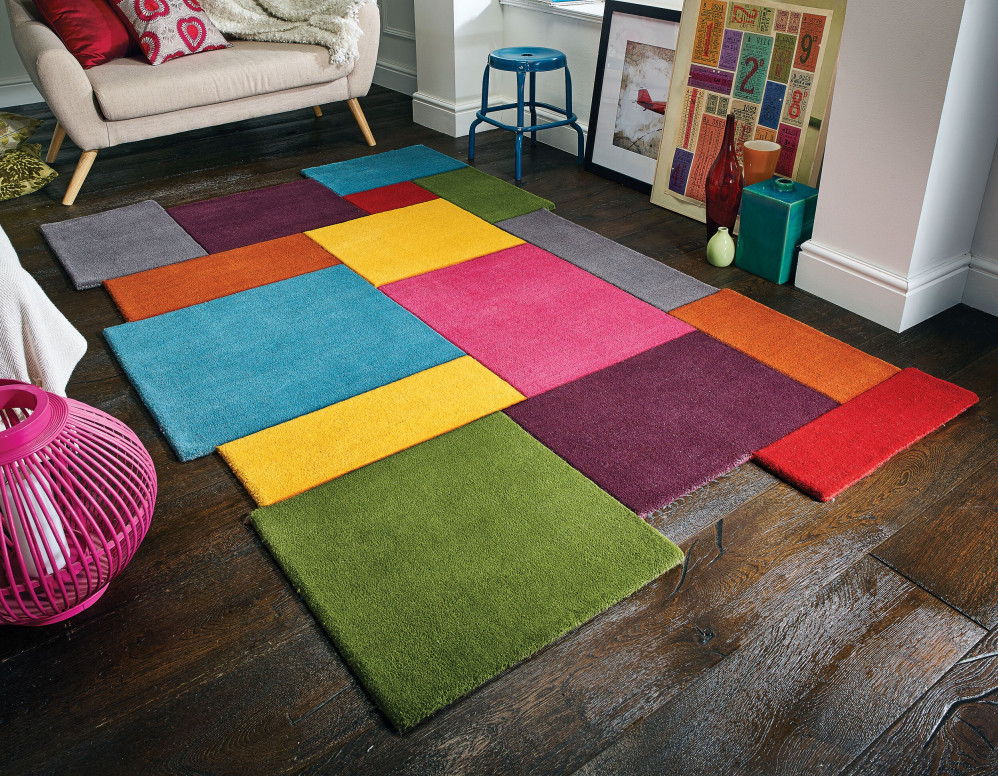 Covor Collage Multicolor 120x180 cm, Flair Rugs